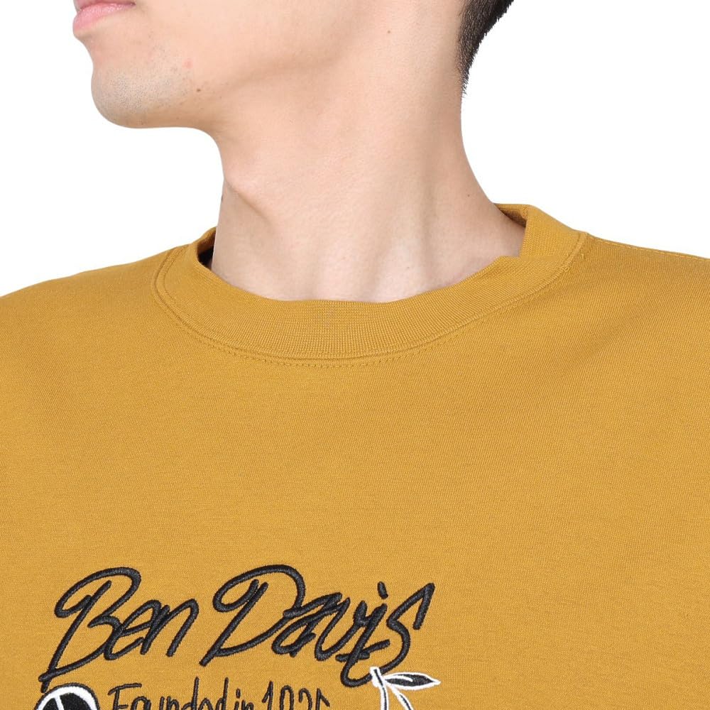Amazon.co.jp: ベンデイビス（BEN DAVIS） タギングロゴ クルーネック 
