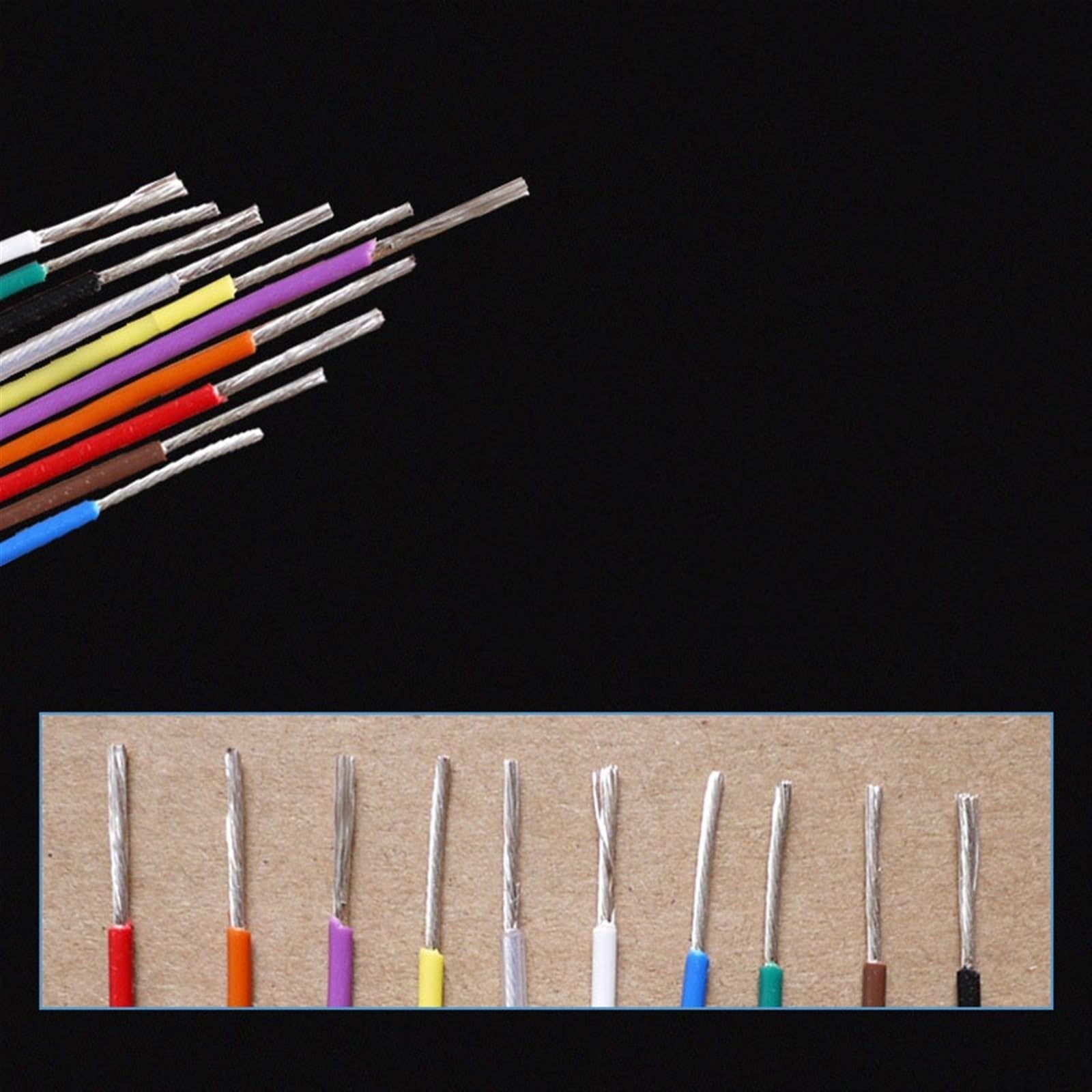 Outdoor Extension 5 Meters DIY Audio Speaker Headphone Copper Cable 10AWG to 30AWG Silver Plated Wire Solar sheathed(Color:Gray,Size:20AWG 1.5mm Sq0.5)