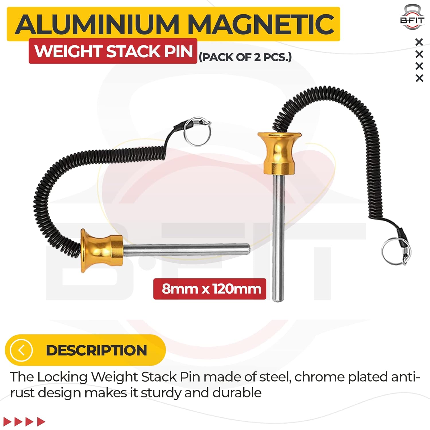 Buy Now B Fit Pin, Tensile - Magnetic Universal Weight Stack Replace...