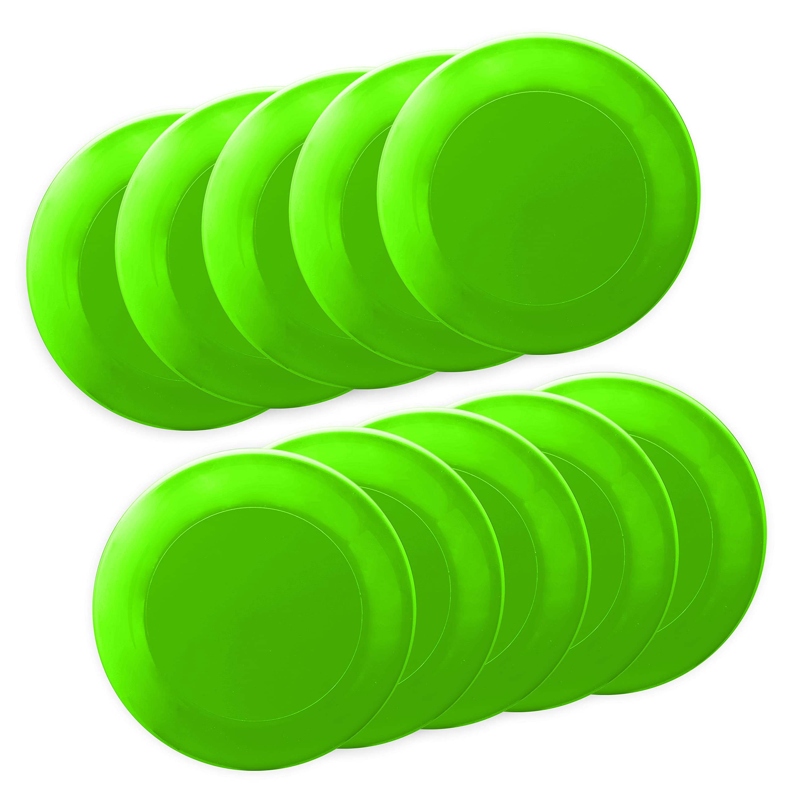 DISCOUNT PROMOS Frisbee Flying Discs in Bulk, 9.25 in. Fun Family Beach Game