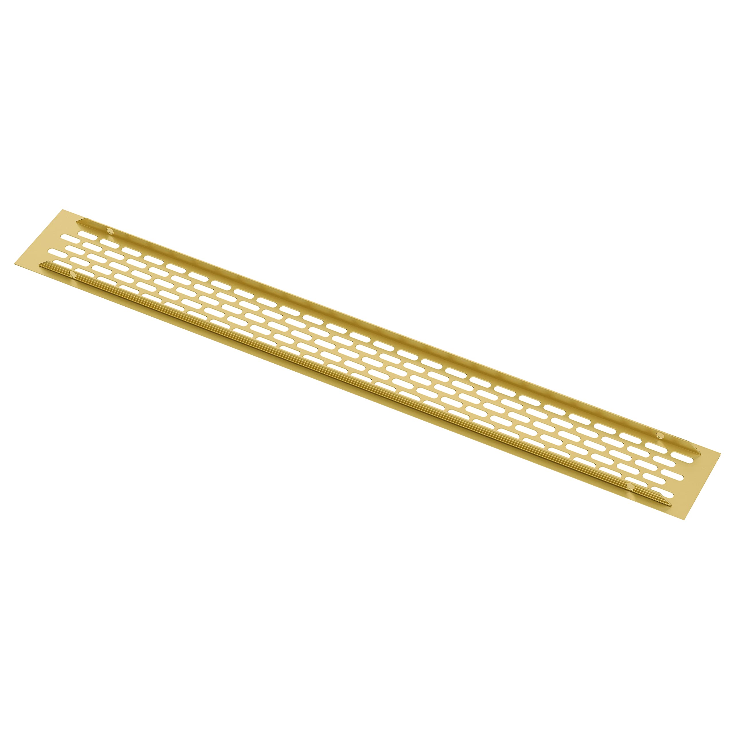 sossai® Aluminium Ventilation Grille - Alucratis (2 Piece), 48 x 6 cm - 2 pcs - Image 2