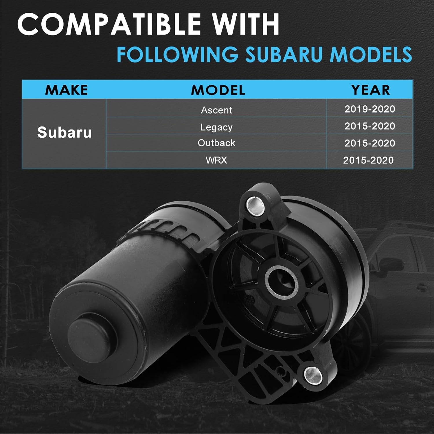 926-477 Rear Left Parking Brake Actuator Compatible with Subaru Outback Legacy WRX 2015-2020, Ascent 2019-2020, Replaces OE 926-477, 926477, 26669AL010