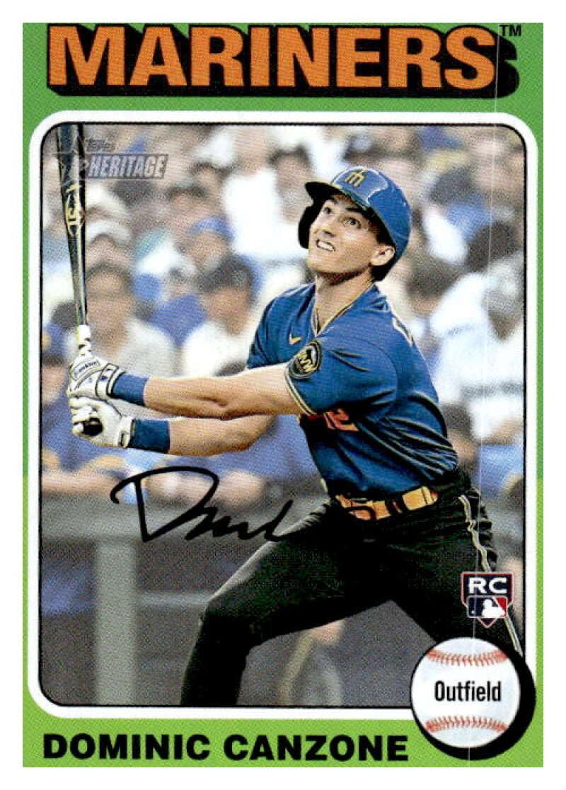 Amazon.com: 2024 Topps Heritage #426 Dominic Canzone Seattle