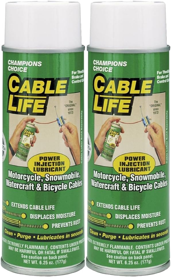 Protect All 2500602 Cable Life Lubricant Aerosol, 6.25 fl. oz., 2 Pack Automotive