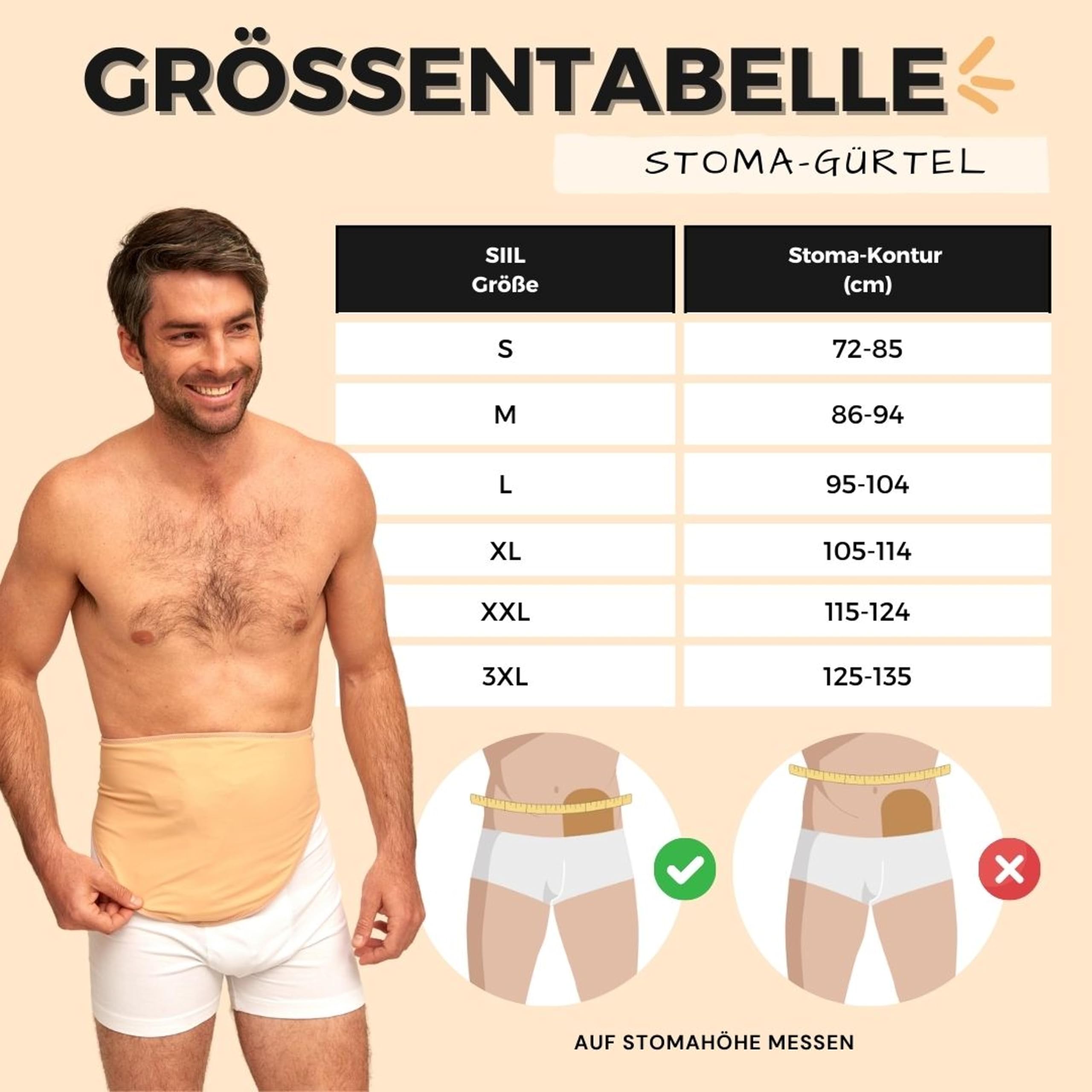 SIIL Stomagürtel, Stomabeutel Abdeckungen für Kolostomie Ilesotomie & Urostomie Stoma Stützgürte, Kolostomie-Taschen, Stealth-Gürtel für Sport & Swimming