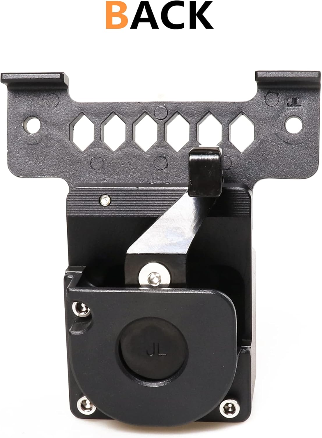 JL Hood Lock for 2018-2025 Jeep Wrangler JL JLU Unlimited 4XE Anti-Theft Hidden Hood Latches Locking Safety Catch Auto Rebound 1 Piece Black with 2 Keys