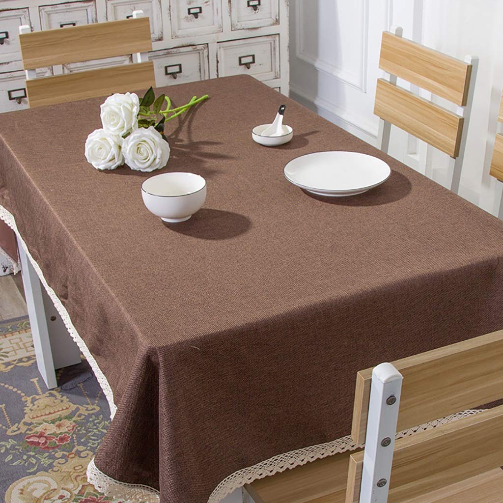 Nappe coton lin lavable : protégez votre table des taches avec style et simplicité