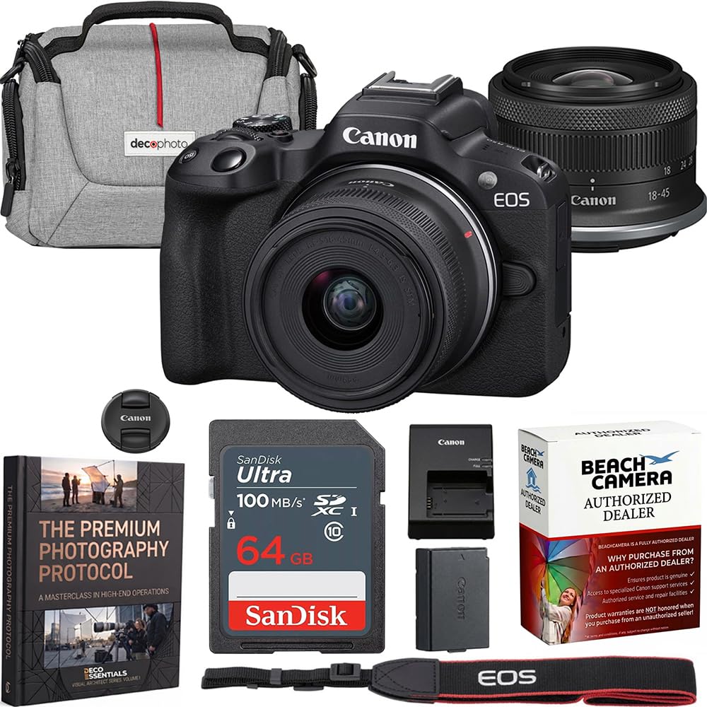美花　Canon EOS R50 RF-S 18-45mm STM KIT Amazon.com: Canon EOS R50 Mirrorless Camera with 18-45mm F4.5-6.3