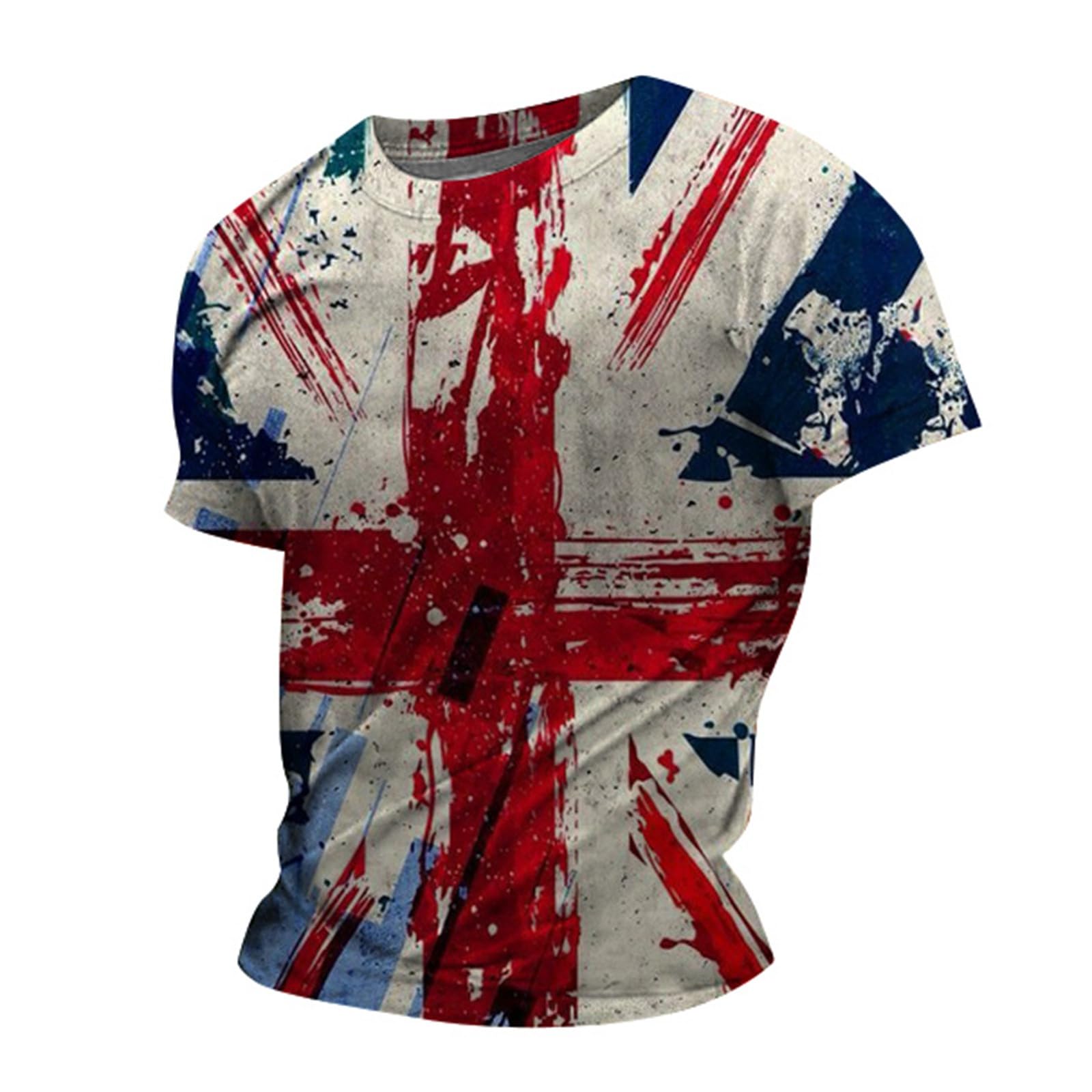 Men T Shirt England Flag Athlete Number Print Short Sleeve Round Neck T Shirt Football Country European Supporters English Tournament 2025 Footy Soccer Top