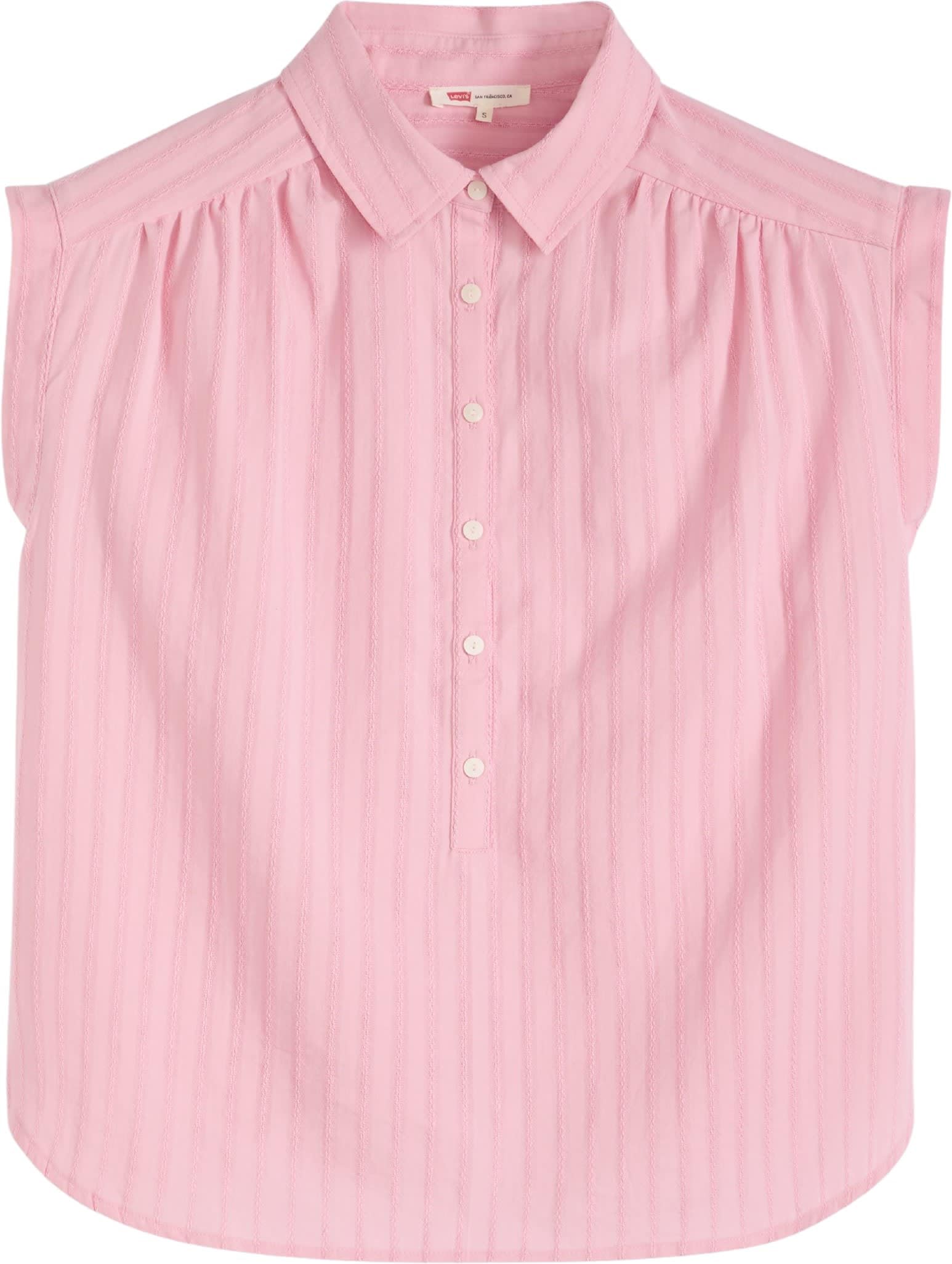 Levi's Donna Blusa Londynn Popover con Colletto a Punta, Senza Maniche