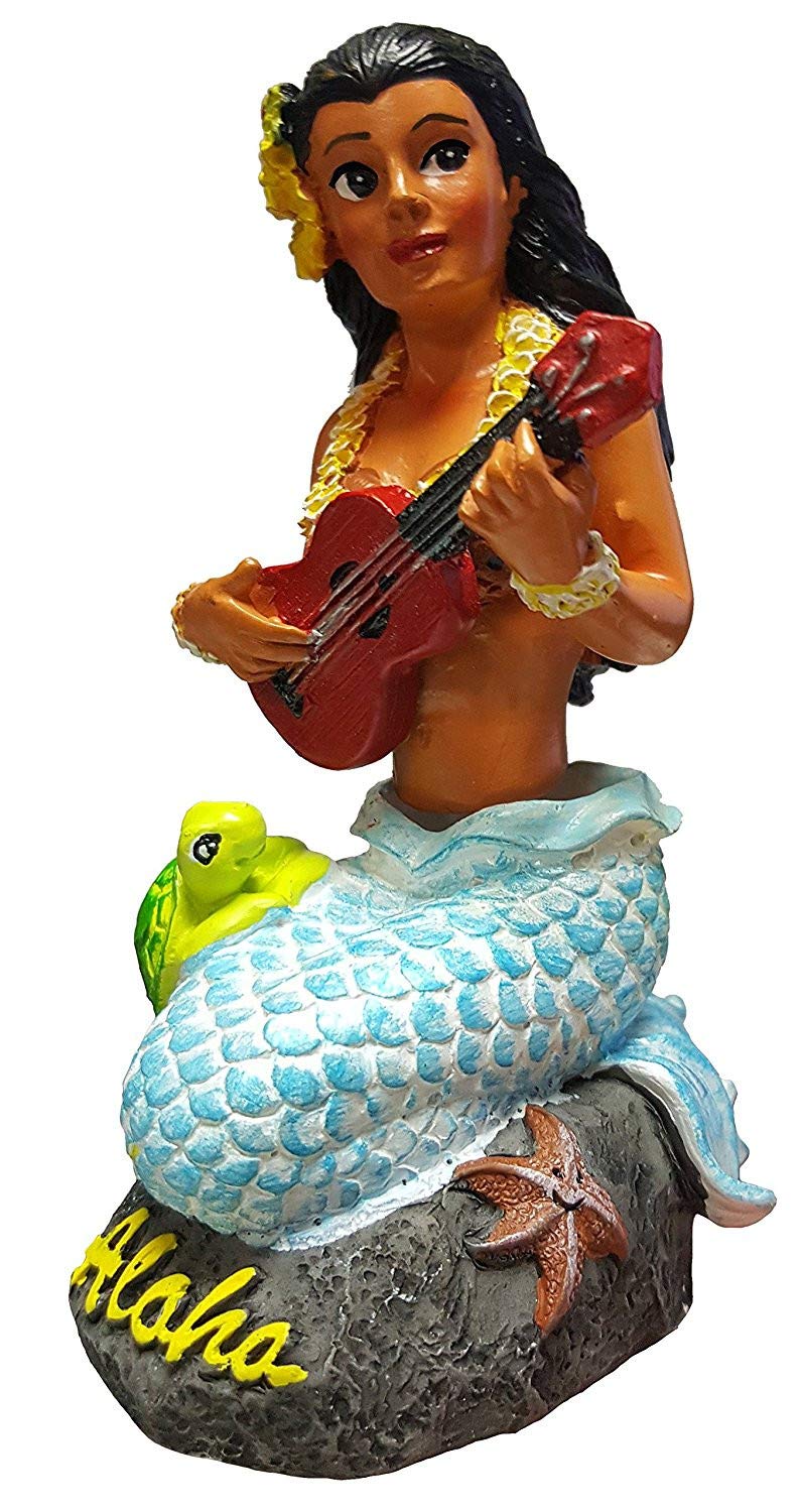KC Hawaii Napua Mermaid Dashboard Doll 4" X 2"
