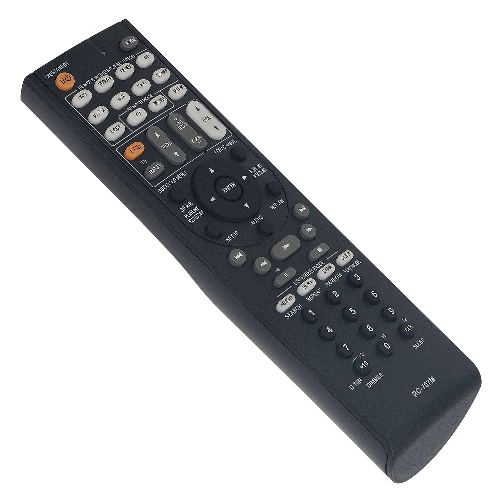 VINABTY RC-707M Replacement Remote Control RC-707M AV Remote Control