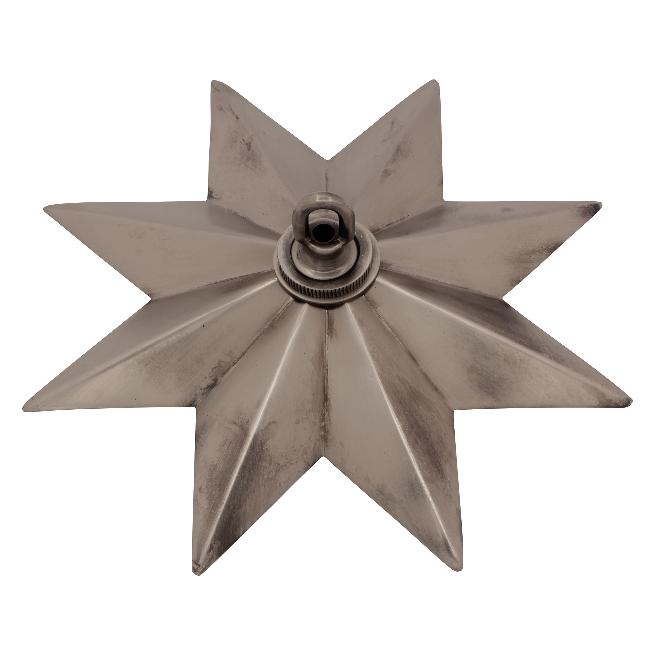 RCH Hardware CN-BR11H-218 Brass Modern Star Ceiling Canopy, 8.6 Inch, Antique Nickel