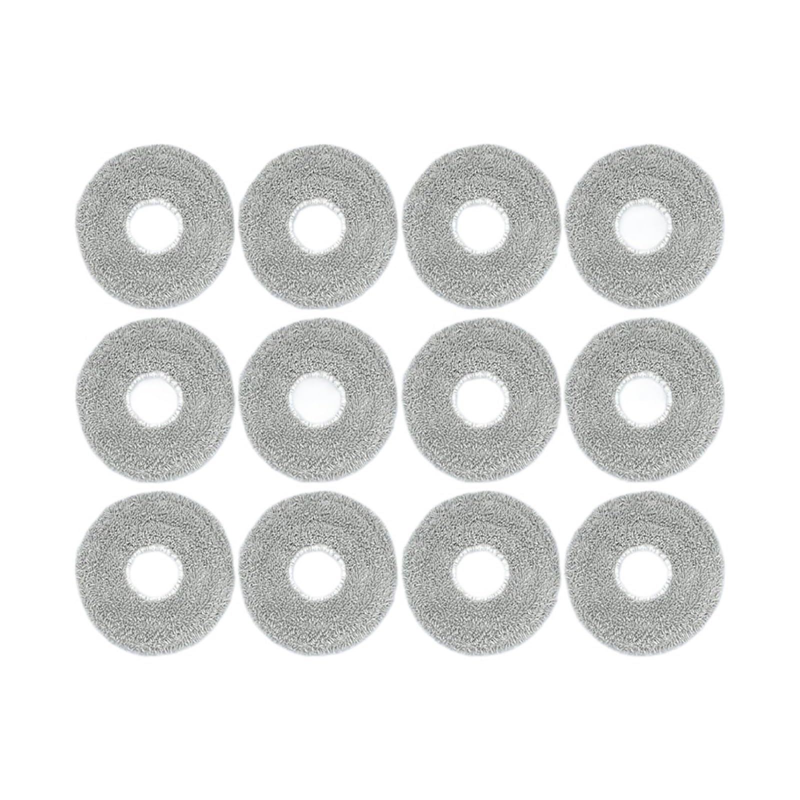 Vividcrate Robotic Vacuum Cleaner Spare Parts Robotic Vacuum Cleaner Mop Cloth Accessories,Compatible For Cecotec,Compatible For Conga,X70(12pcs)