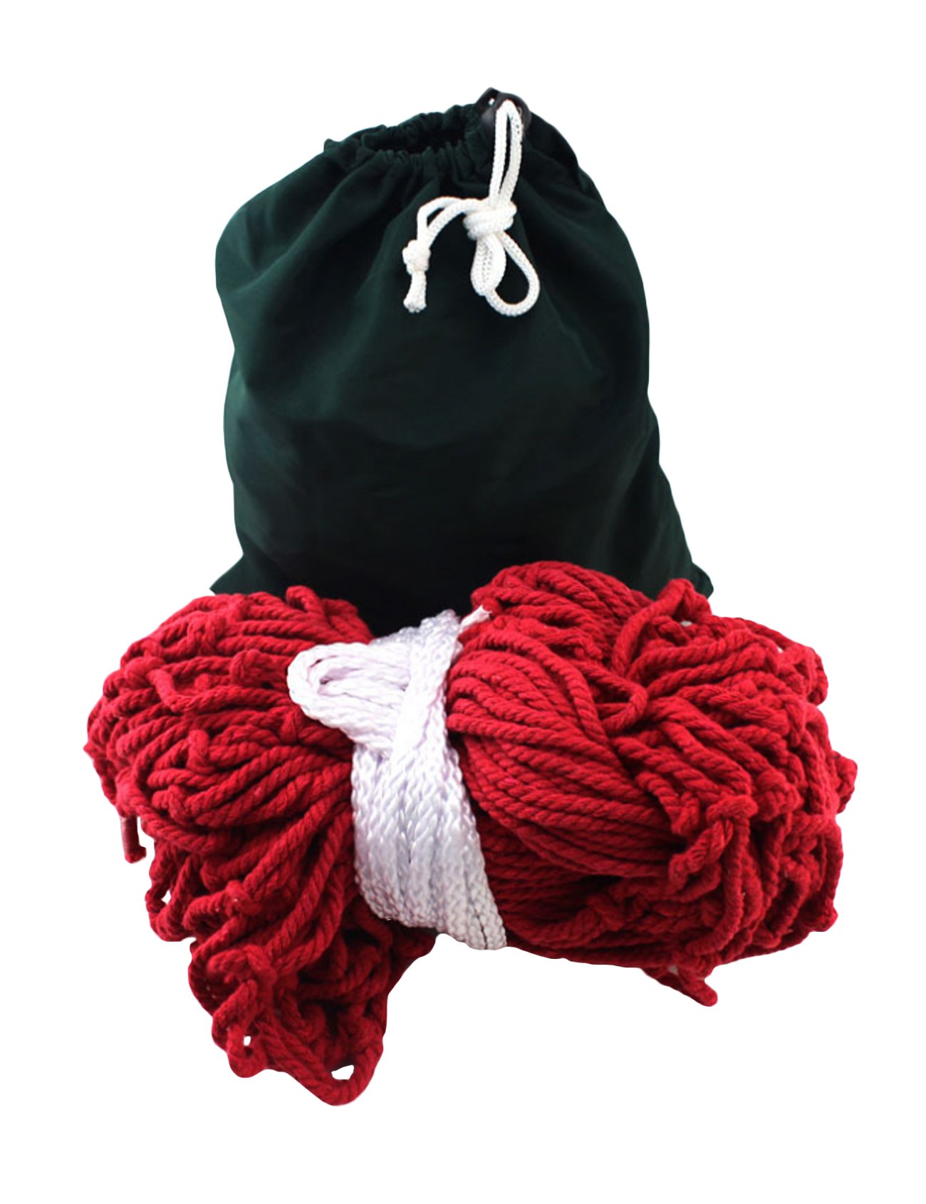 Jueshanzj Outdoor Camping Mesh Hammock OneSize Red