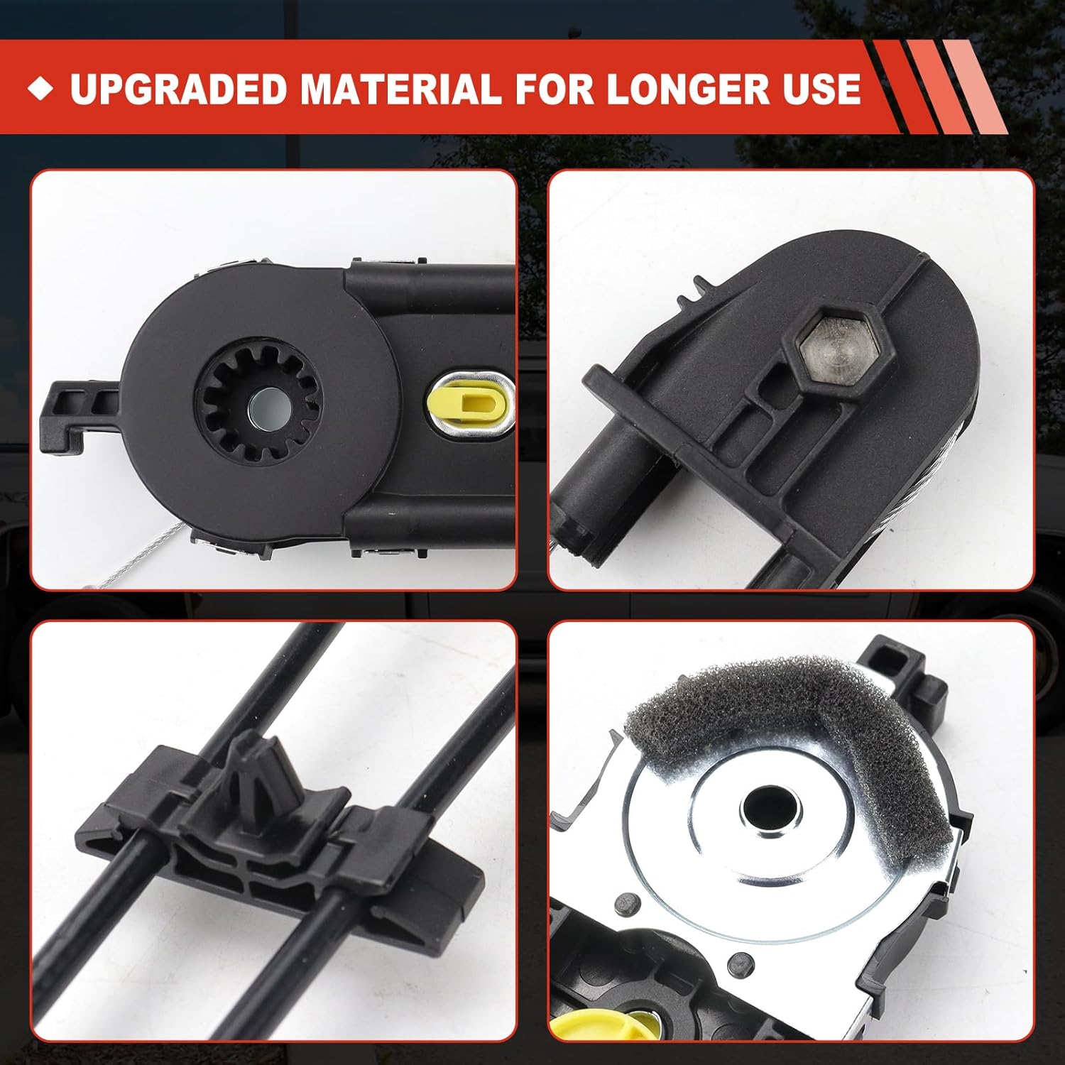 25980205 Power Sliding Window Regulator Without Motor Compatible with GMC Sierra 1500 07-13 Sierra 3500 HD 2007-2014 Fit for Silverado 1500 07-13 Silverado 2500 HD 07-14 Silverado 3500 HD