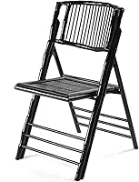 Vista 15 de VINGLI Silla Plegable de Bambú, Sillas Plegables de Madera para Comedor Cómodas para Interior y Exterior, Patio, Porche, Boda, Fiesta, Evento, Marrón