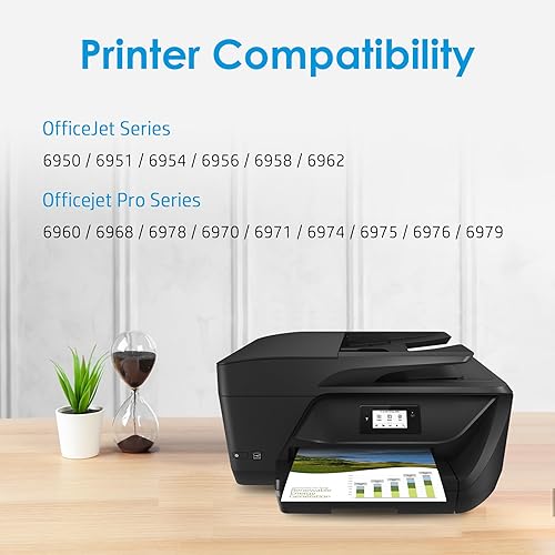 Miniatura 2 de 902XL - Cartuchos de tinta de repuesto para HP 902 902XL, paquete combinado compatible con impresoras Officejet Pro 6978 6960 6962 6968 6954 6958