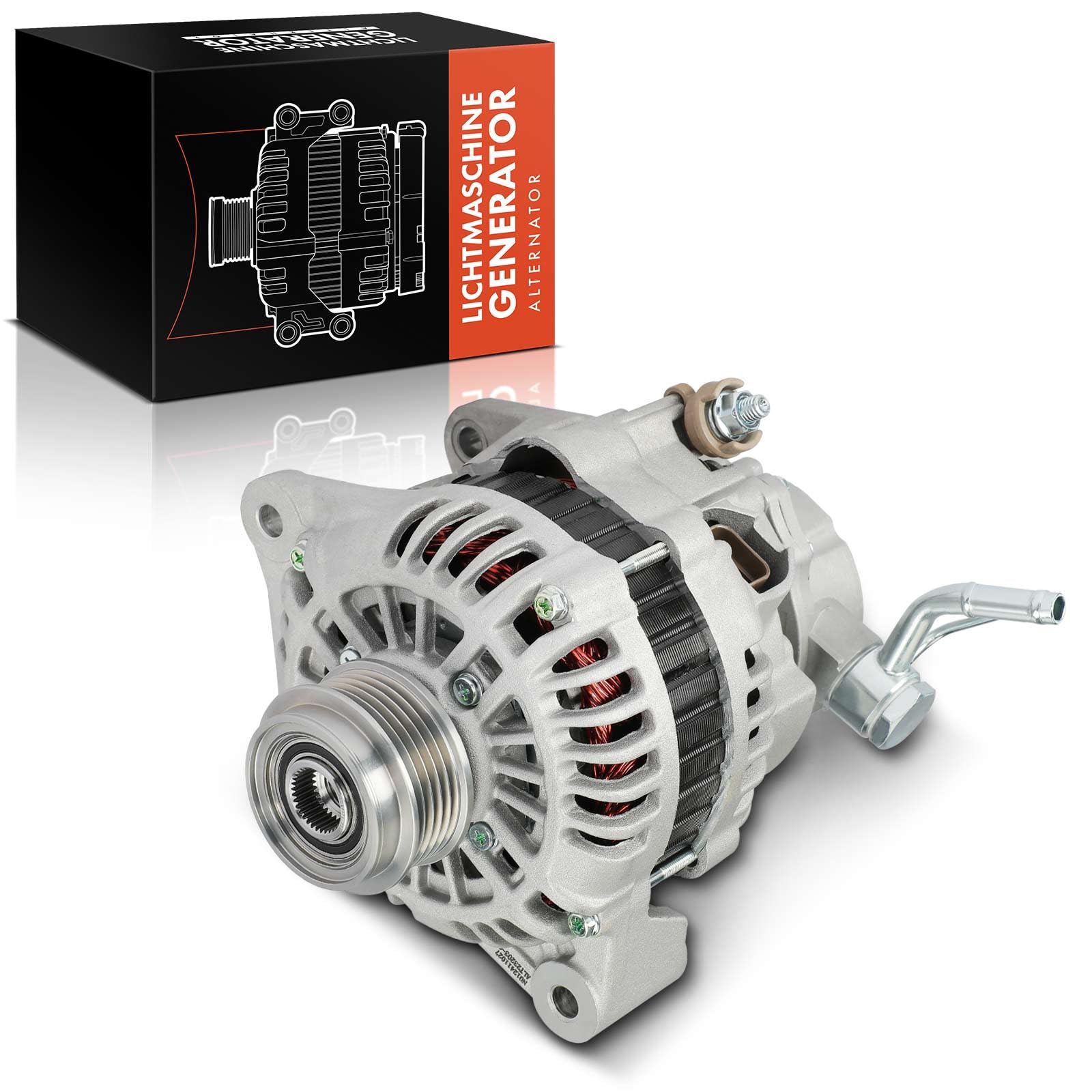 Frankberg Lichtmaschine Generator 12V 2-Polig 110A Kompatibel mit Terracan HP Carnival I UP Carnival II GQ 2.9L Diesel 1998-2007 Replace# 37300-4X000