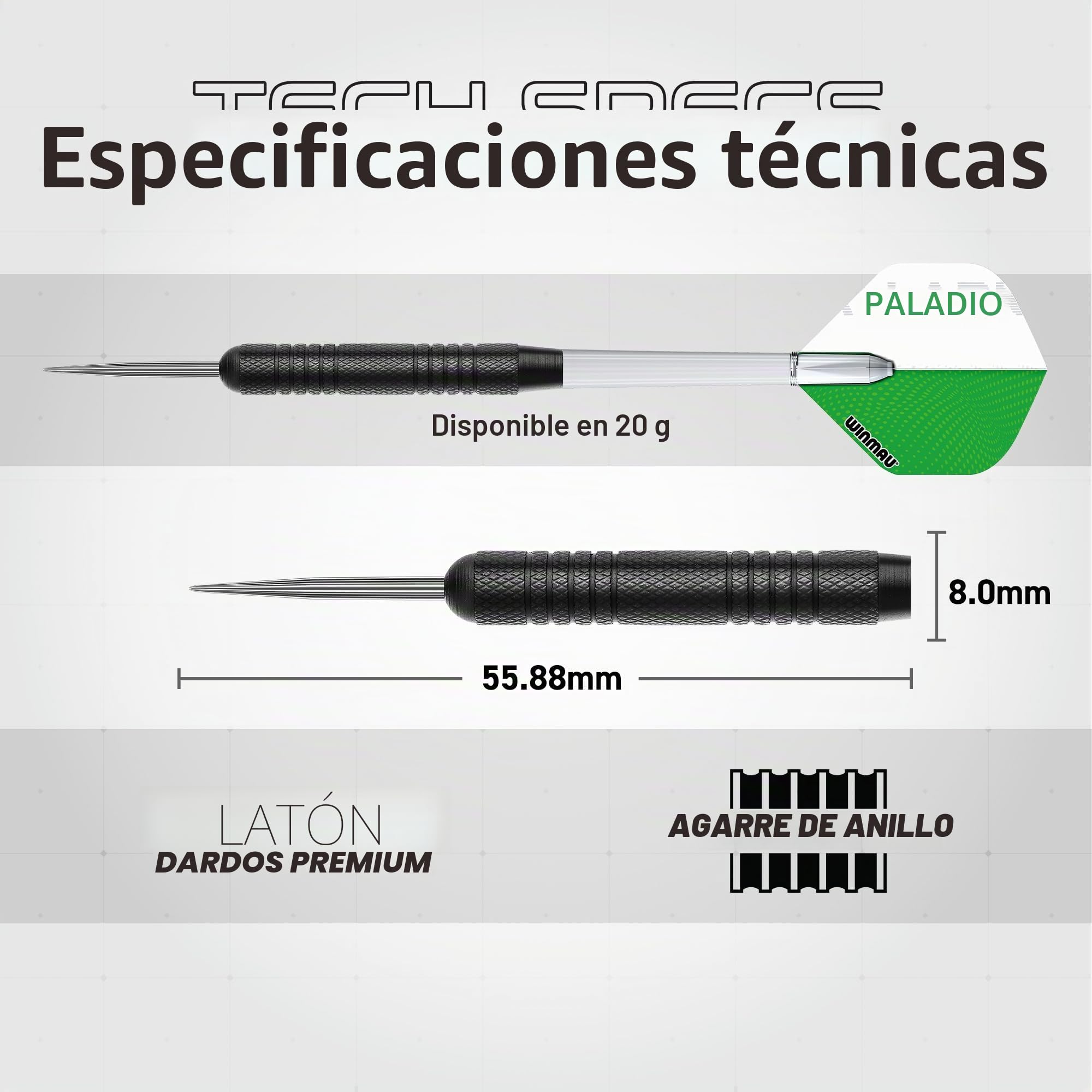 Winmau Diamond Plus Diana de Torneo PDC Sistema de Alambre Ultrafino Sisal de Alta Densidad