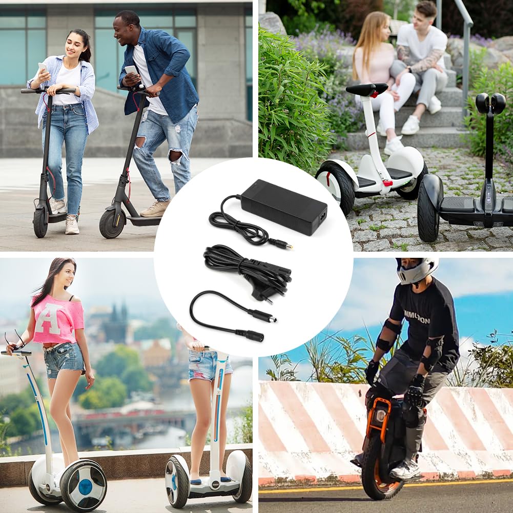 Caricabatterie Scooter Elettrico 42V 2A Universale per Xiaomi 36V Litio Connettore RCA
