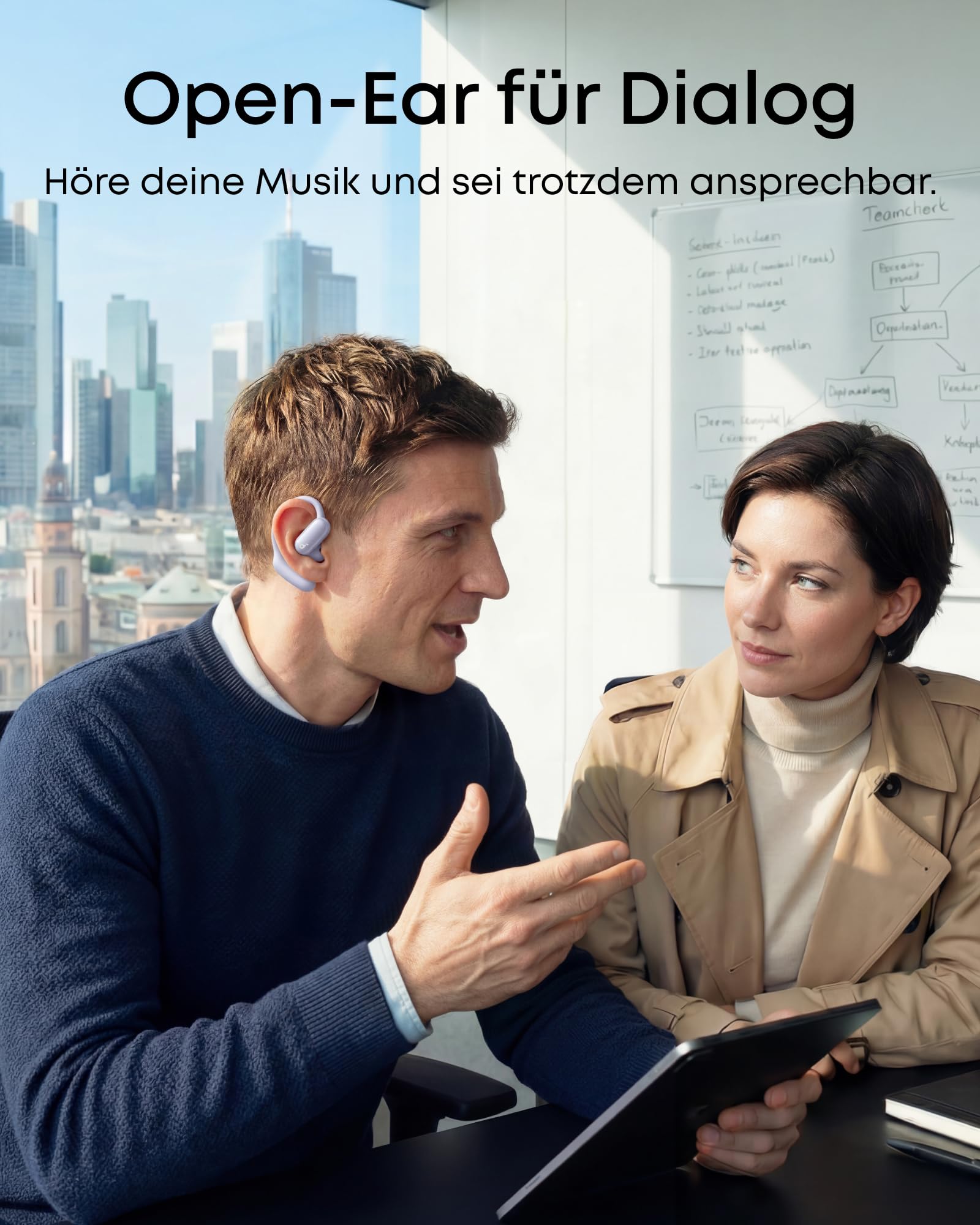 soundcore AeroFit 2 Pro by Anker Open-Ear Kopfhörer ANC 3.0 Bluetooth 6.1 Hi-Res LDAC IP55 34h