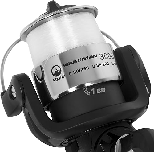 Miniatura 4 de Wakeman Combo de caña giratoria y carrete serie Strike