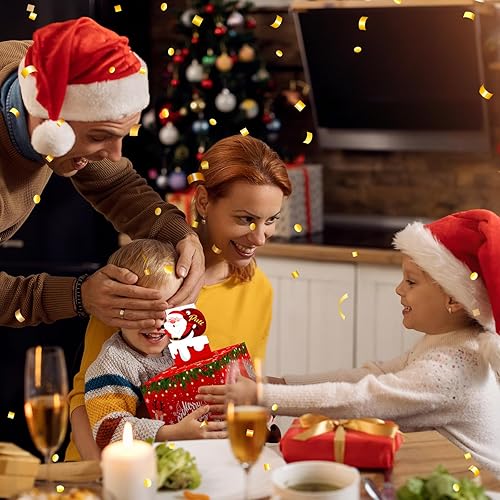 Miniatura 4 de Caja de dinero de Navidad para regalo en efectivo, caja de regalo sorpresa de Navidad, cajas de dinero con tarjeta extraíble de Papá Noel y 30