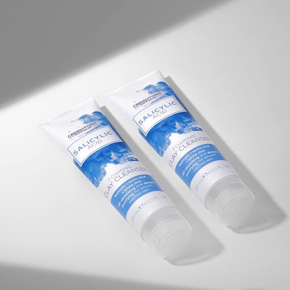 Collection (Exfoliating Tonic 200ml, 2% Serum 30ml, Soothing Lotion 75ml & Foaming Cleanser 125ml - Cleanse & Purify Skin. Target breakouts, Blemishes, Pores & Blackheads