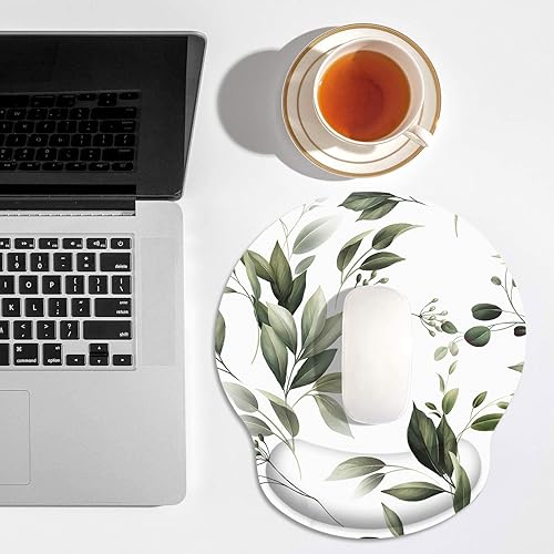 Miniatura 9 de Britimes Ergonomic Mouse Pad with Wrist Support Mandala Floral Non-Slip Rubber Base Mousepad for Home Office Gaming Working Computers Laptop Easy