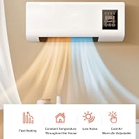 Luqeeg Hordozható Falra Szerelhető Légkondicionáló Ventilátor Távirányítóval 2