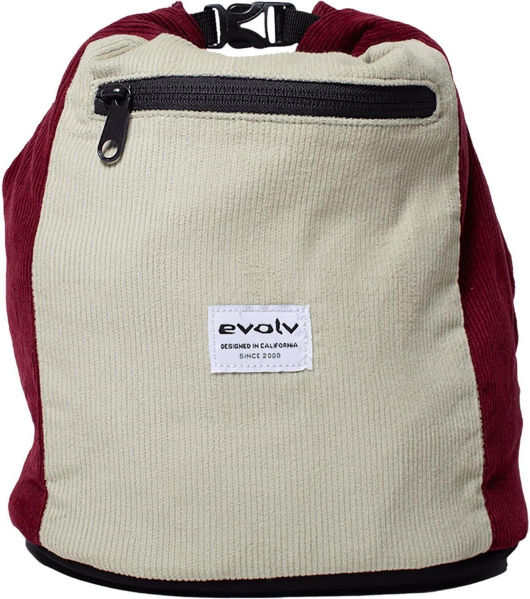 EVOLV, Corduroy Chalk Bucket, Sage/Ruby, One Size