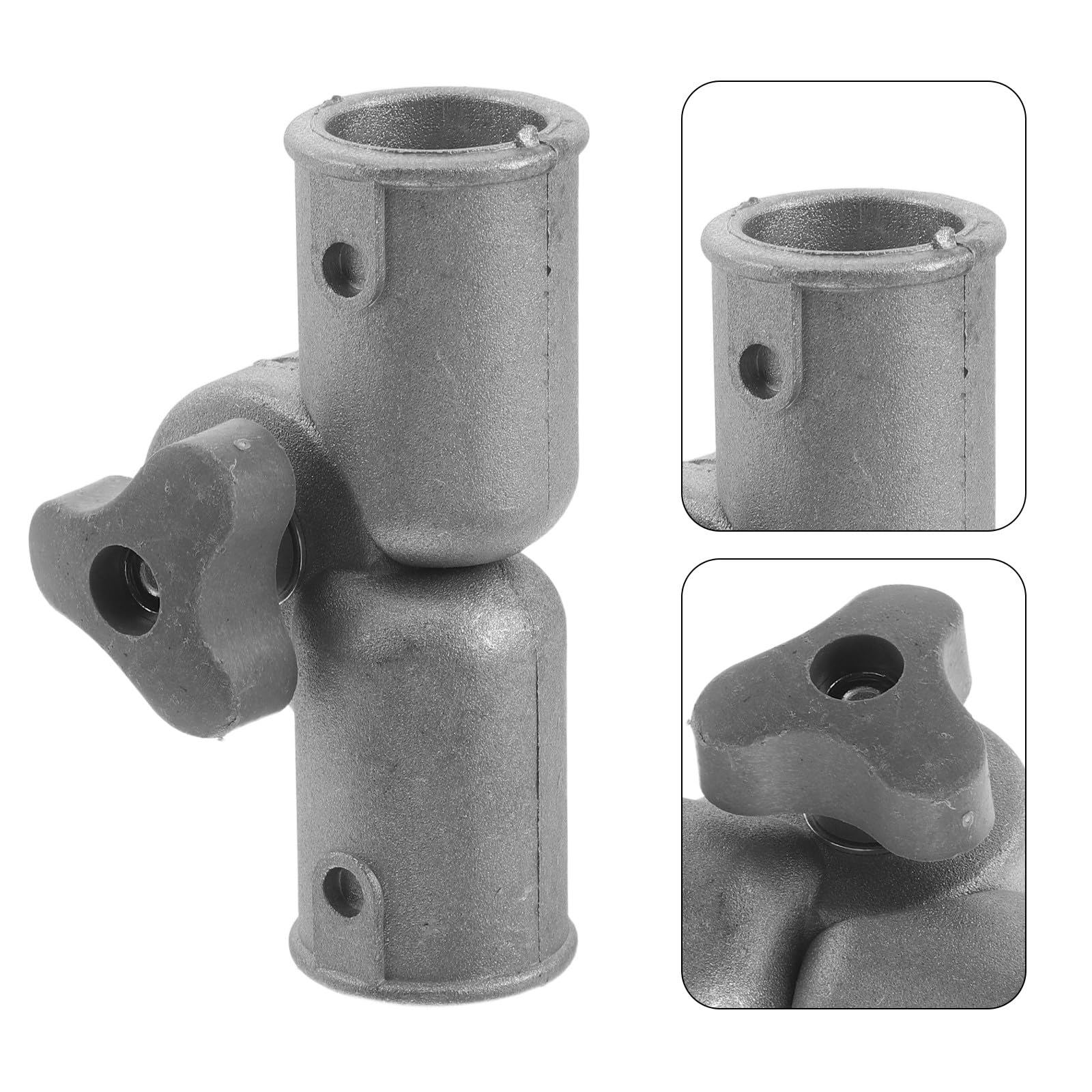 Drehbarer Gelenkverbinder 22mm Aluminium Verlängerungsstangenadapter für Präzise Reinigung und Flexible Anwendung bei Schwer Zugänglichen Stellen