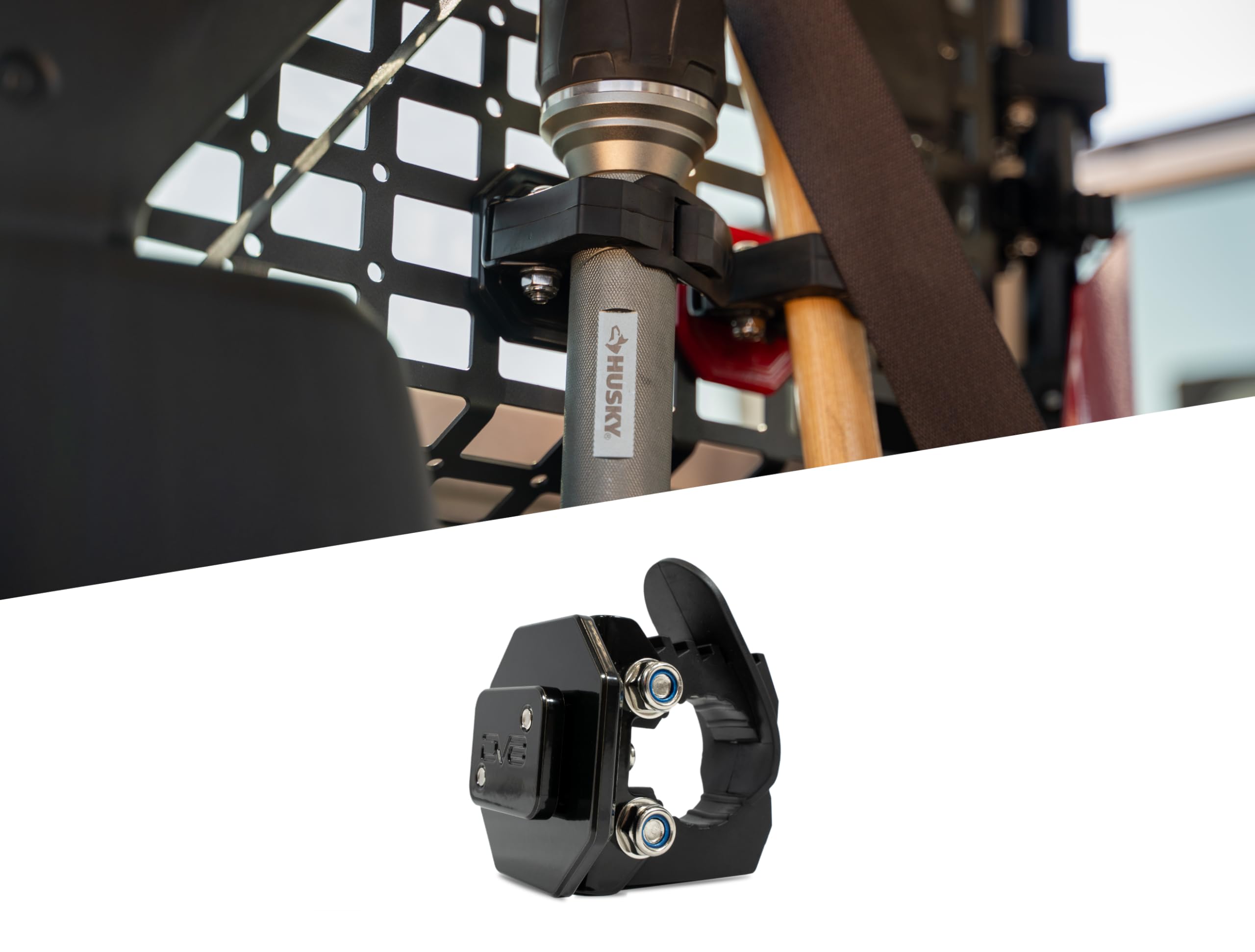DV8 Quick Release Molle Panel Tool Mounts Black 3 Color Varieties