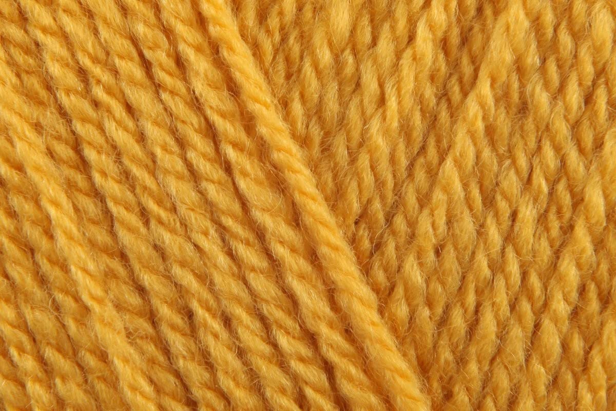 Sirdar Hayfield Bonus Aran with Wool Crochet Yarn, Wool Acrylic Blend Knitting Wool for Jackets, Gloves, Jumpers & Sweaters - 400g Ball - Mustard (768) - Single (1 Ball) — image 1