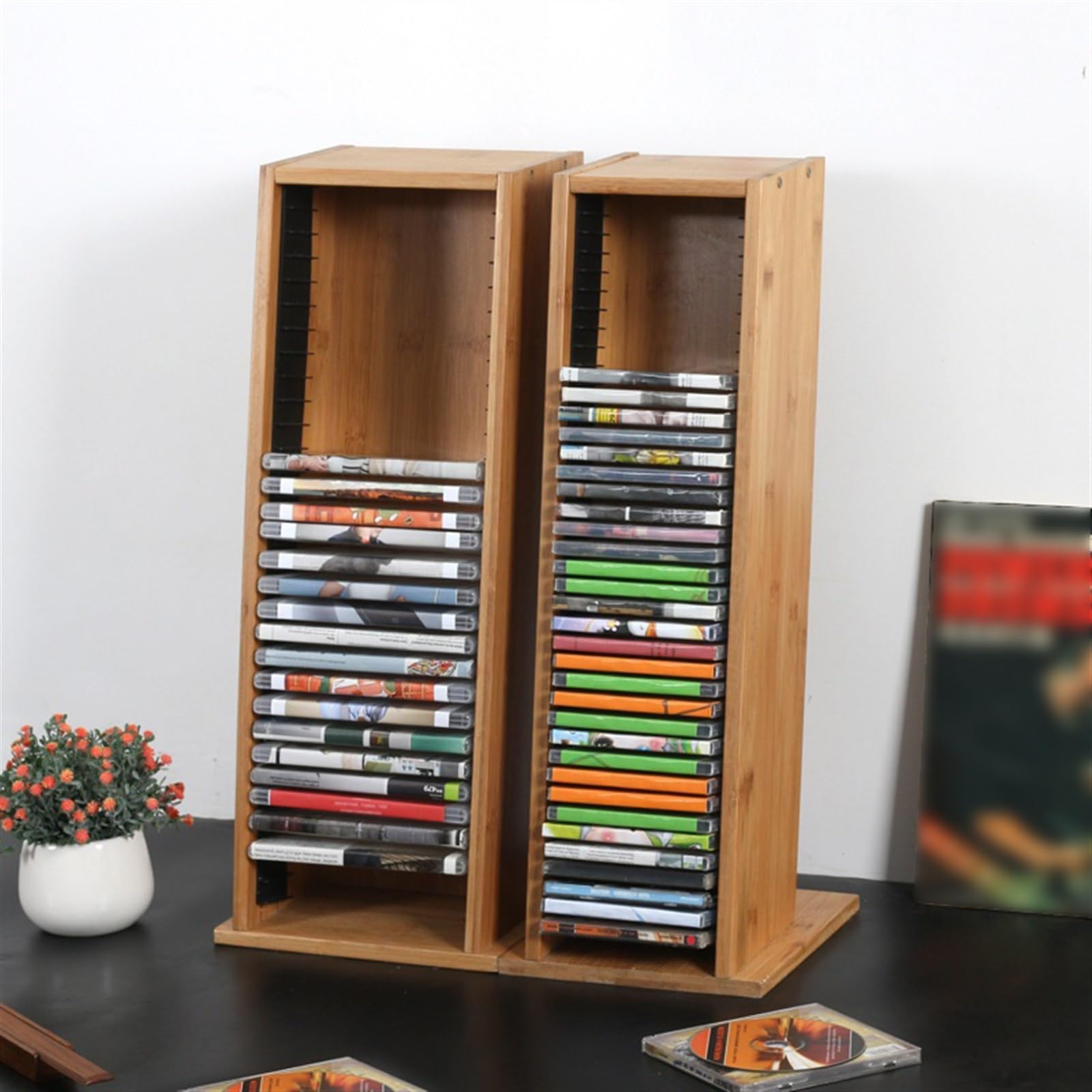Ufficio Rack for dischi CD Disc Vinile di archiviazione Creativo Scaffale porta dischi