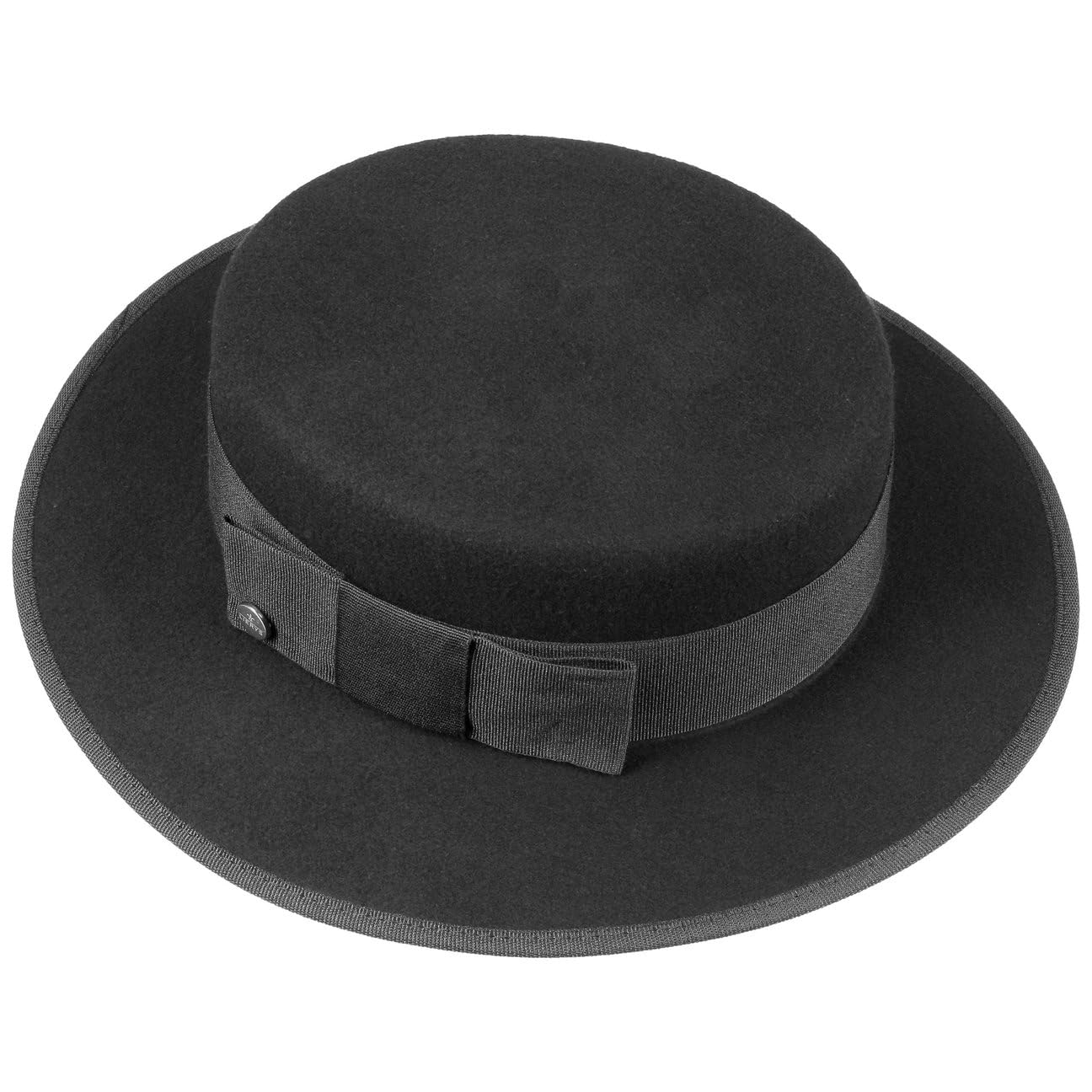 LIERYS Cappello Boater di Feltro Prodotto in Italia Unisex Tutto l Anno