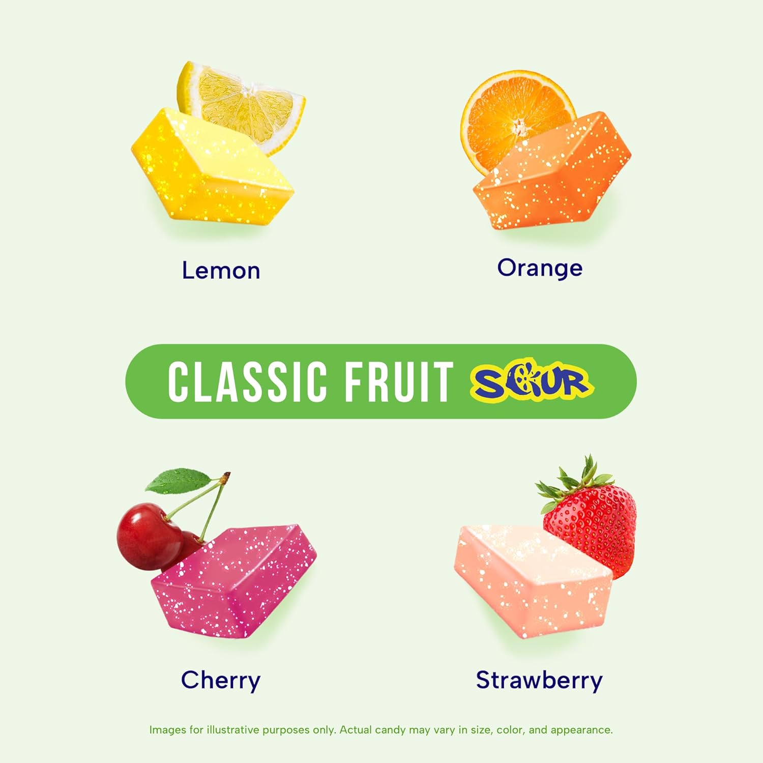 Protein Candy | 12-Pack | Low Sugar Candy | Whey Protein Isolate Snacks | A Good Source of Fiber | No Artificial Flavors or Colors | Gluten-Free | Made in the USA | Classic Fruit Sour