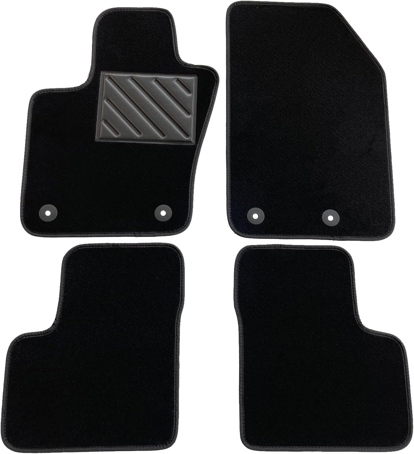 Tappetini Premium Velours per Mazda 2 DJ 2015+ Neri Qualità Originale