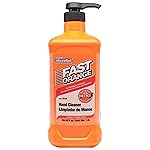 Fast Orange 25148 Pumice Lotion, Heavy Duty Hand Cleaner, Natural Citrus Scent, Waterless Cleaner For Mechanics, Strong Grease Fighter, 48 Oz.