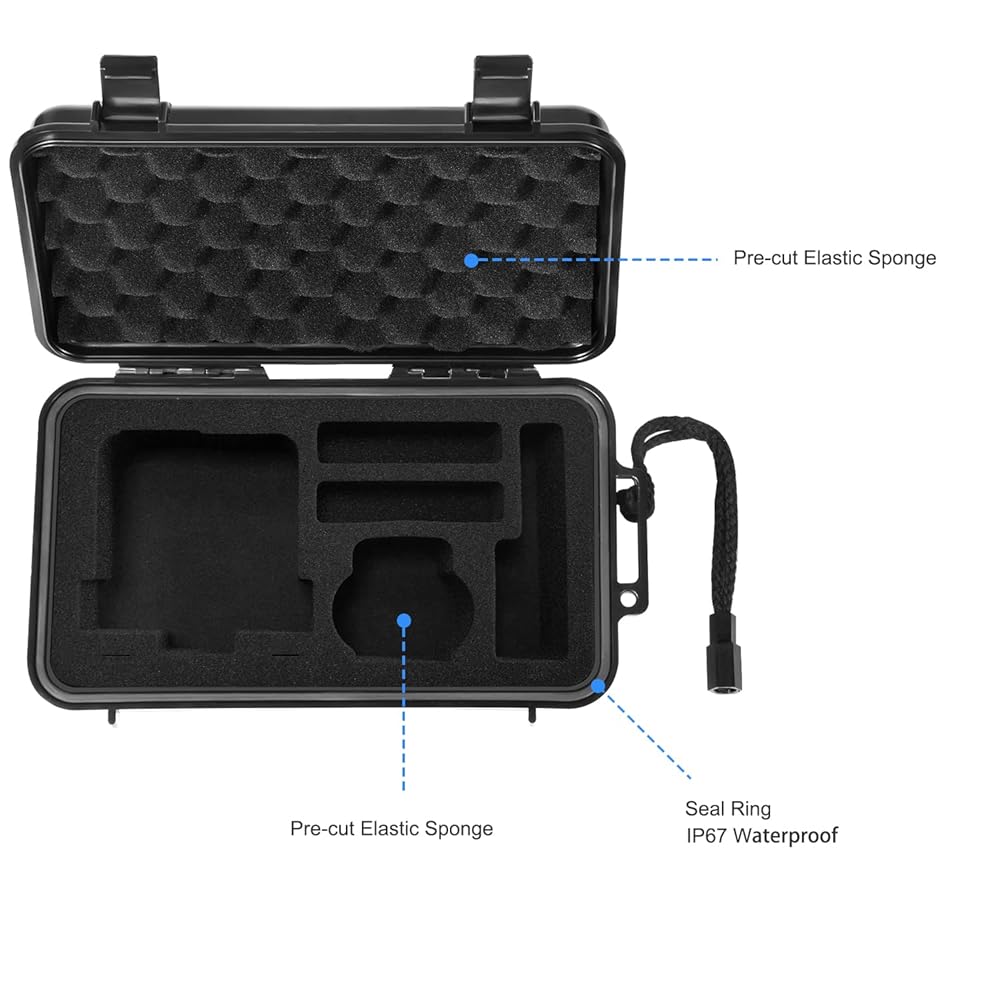 Custodia Rigida Impermeabile Per Insta360 X3/X4/ONE X2 | Schiuma EVA Personalizzata | Con Maniglia - Foto 11