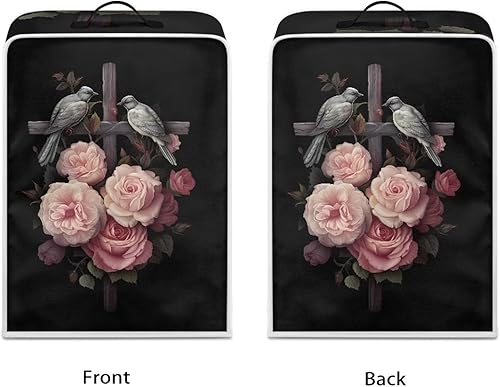 Miniatura 8 de Mintulipy Funda para cafetera, protección de música, para cafetera, para cocina, cafetera, cubierta antipolvo, compatible con Keurig K-Classic,