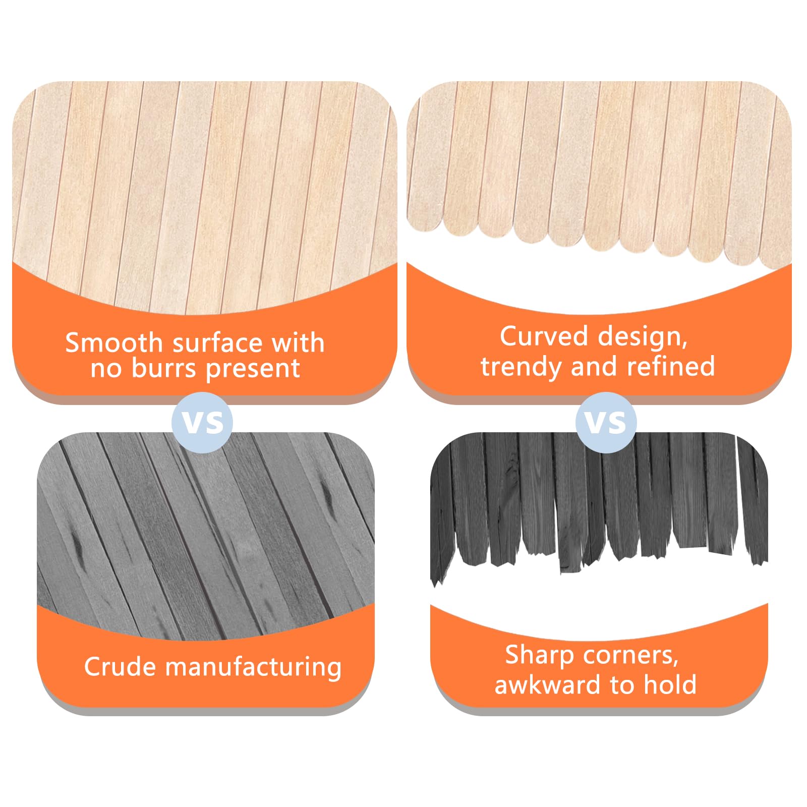 Birch Wood Coffee Stirrers - 1000 Pack -3