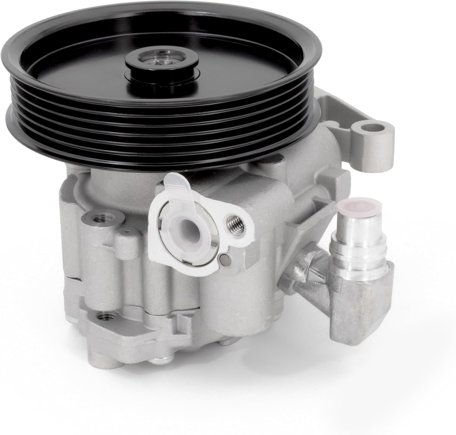 Power Steering Pump with Pulley Compatible with Mercedes-Benz C300 2011-2012 AWD RWD Auto Trans, C350 2011, E350 E550 2010-2011, 3.0L 3.5L 5.5L, Assist Pump, Replace # 0054669501, V303779