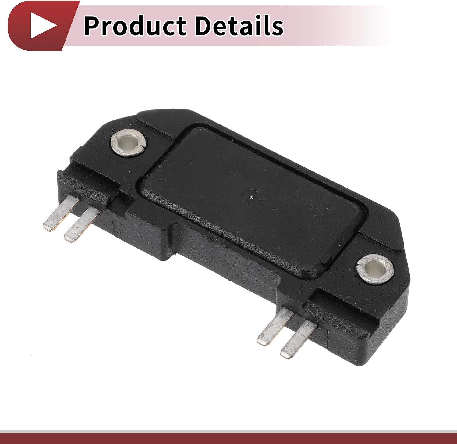 No.1211560 Ignition Module Ignition Control Module for Jeep Cherokee 1984-1986 Plastic Black
