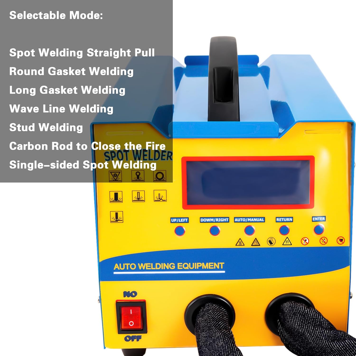 Futchoy Dent Puller Machine, 3KW Spot Dent Puller, 2000A Dent Puller Welder, 7 Modes Auto Body Dent Puller Welder, Digital Panel Welding Dent Puller, 110V Spot Dent Puller for Car Body Dent Repair