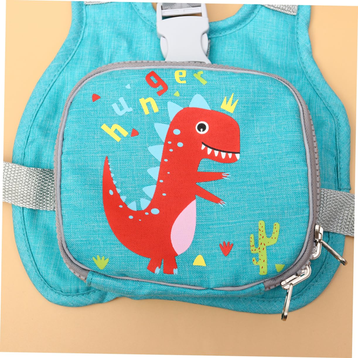 3pièces Laisse De Sécurité Pour Garçon Fille Avec Ajustable Lien Anti-perte Pour Garçons Et Filles Design Réfléchissant Vert Dinosaure Pour Sorties