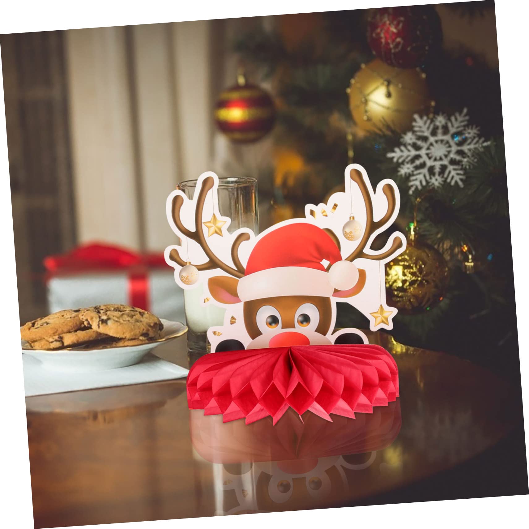 Alasum 27piezas Adornos De De Navidad Para Decoración De Mesa Accesorios De Fiesta Navideña Instalación