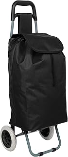 TecTake Einkaufstrolley Einkaufsroller klappbar - Diverse Farben - (Schwarz | Nr. 401270)