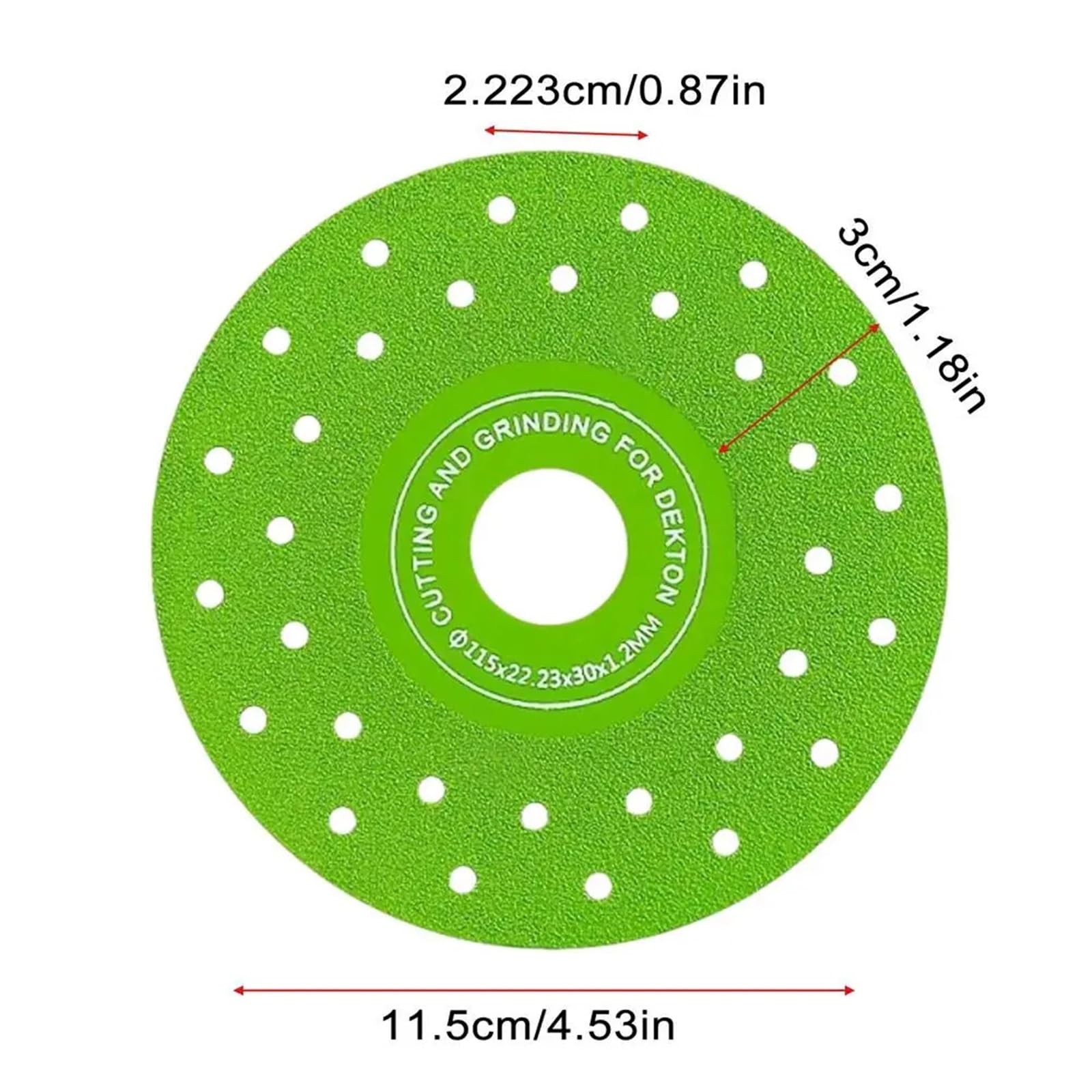 Tarcza do szlifowania płyt skalnych, Płyta szlifierska Rock Slab Green 4,5 cala 8 lub 20 sztuk(20pcs)